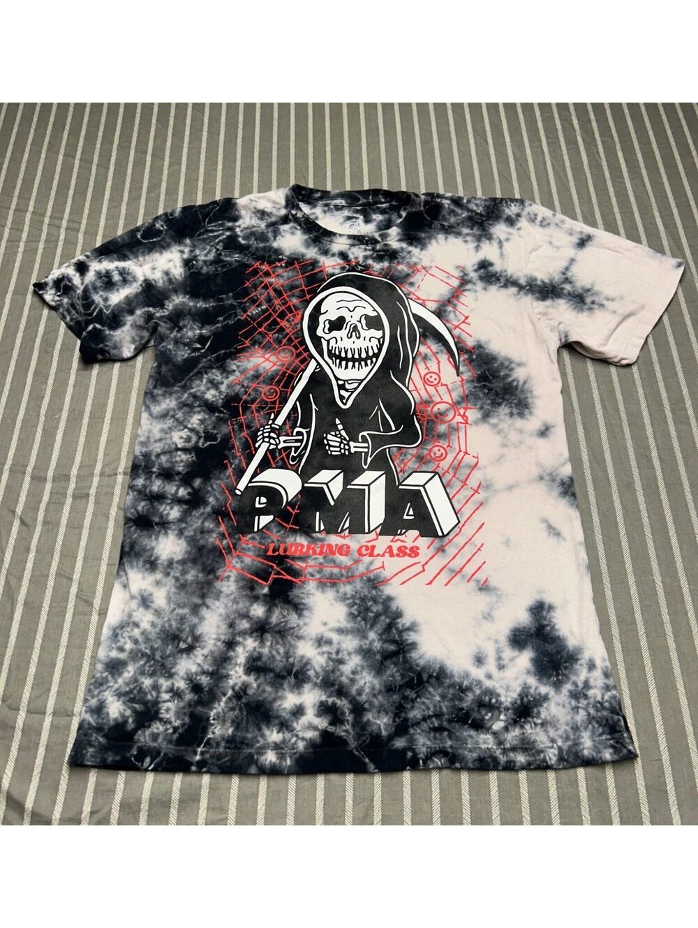 Lurking Class by Sketchy Tank PMA Black Tie Dye T-Shirt Men's Medium